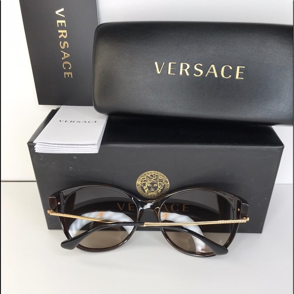 VERSACE Havana Sunglasses Brown Gradient Lens main image 6